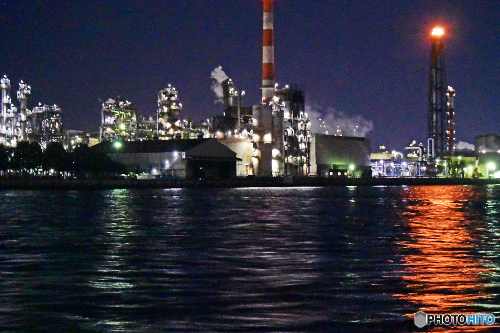 工場夜景