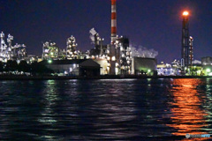 工場夜景