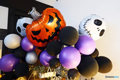 ハロウィン飾りつけ