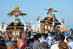  寒川神社【浜降祭】開催された