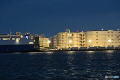 工場夜景　運河めぐり