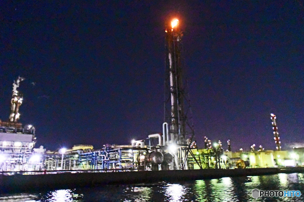 工場夜景