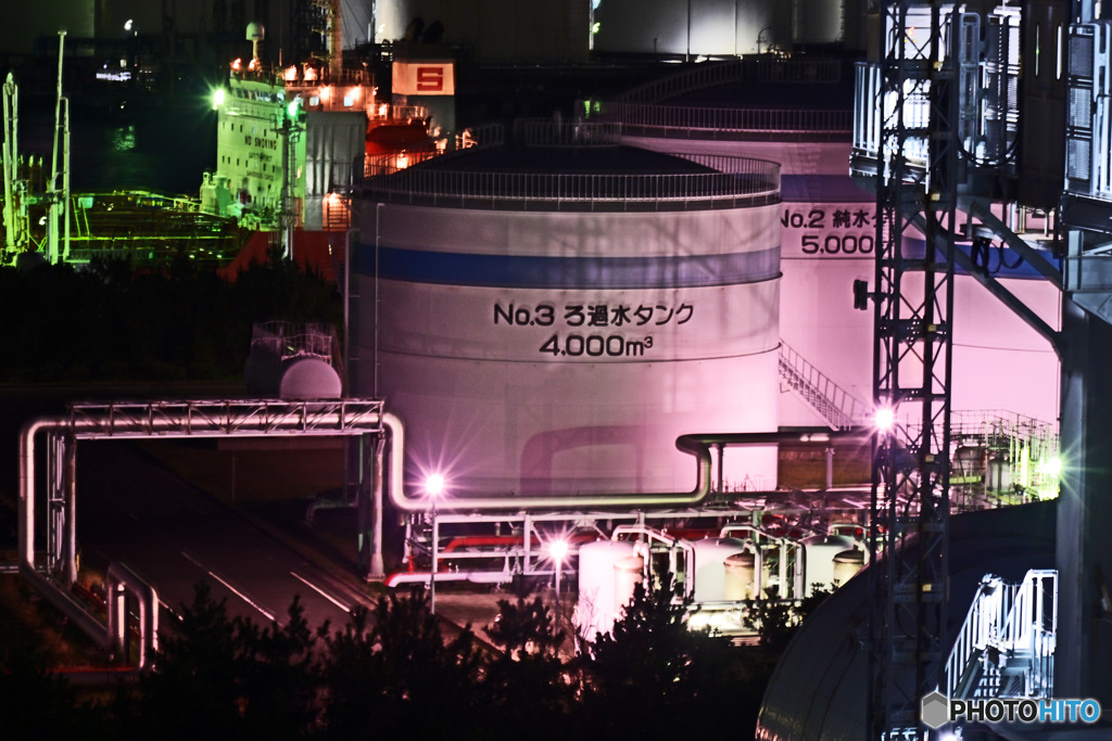 川崎工場夜景～JERA火力発電所