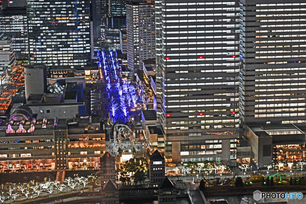 みなとみらい全館点灯