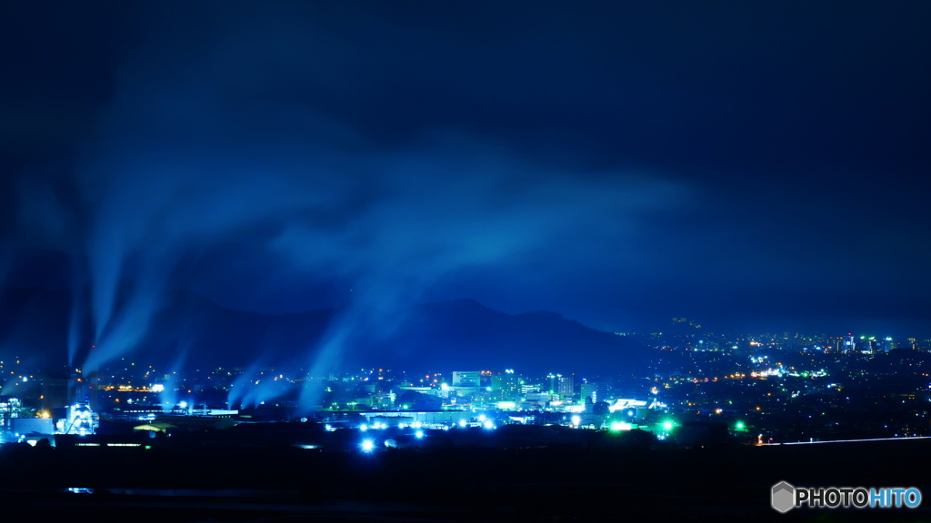 工場夜景