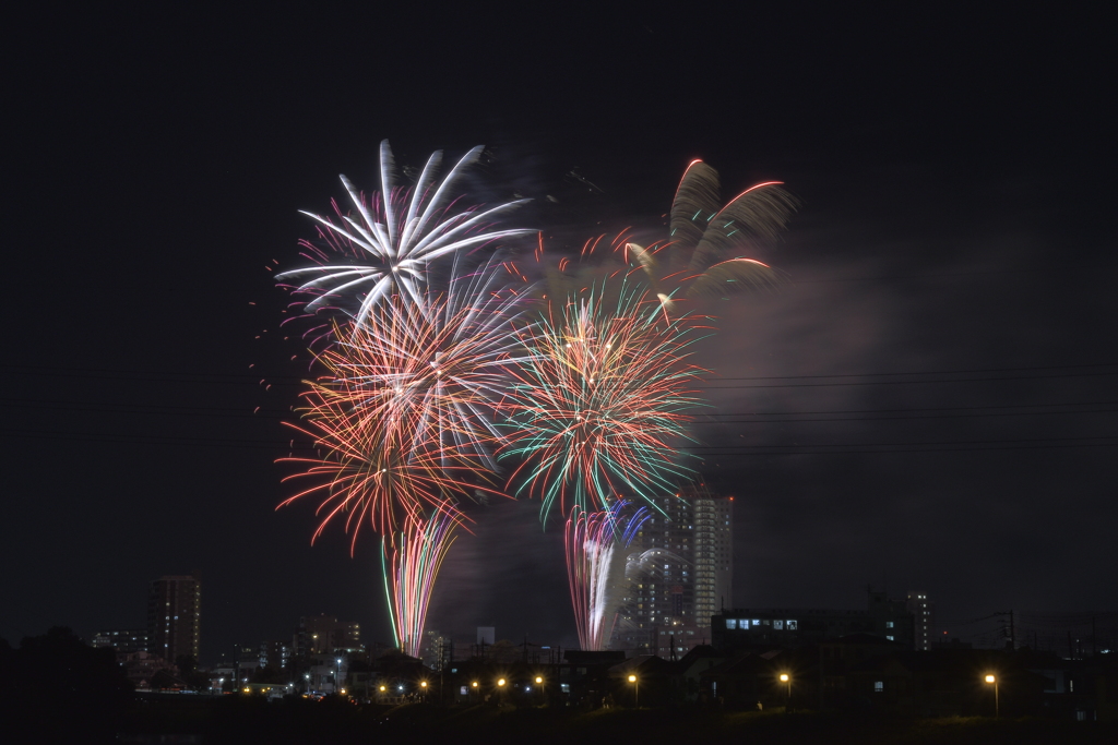 4年振りの地元の花火