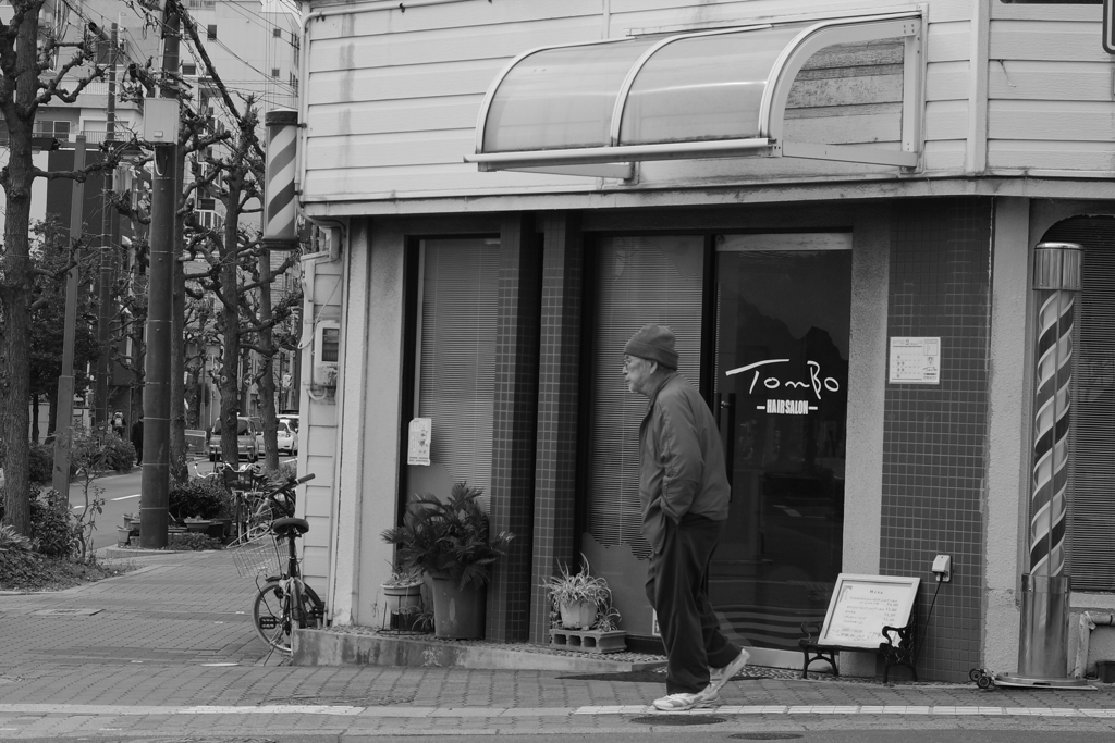 The old and the barber