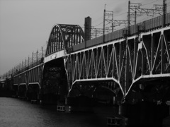 河口の橋梁