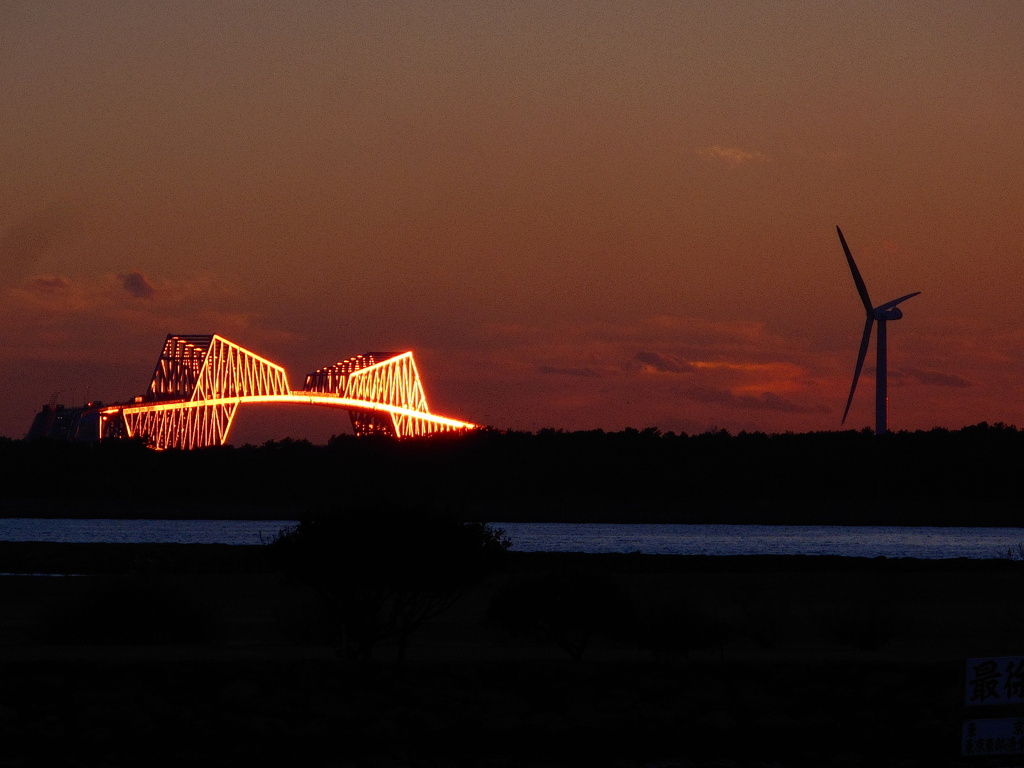 ゲートブリッジ夕景