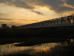 橋梁夕景