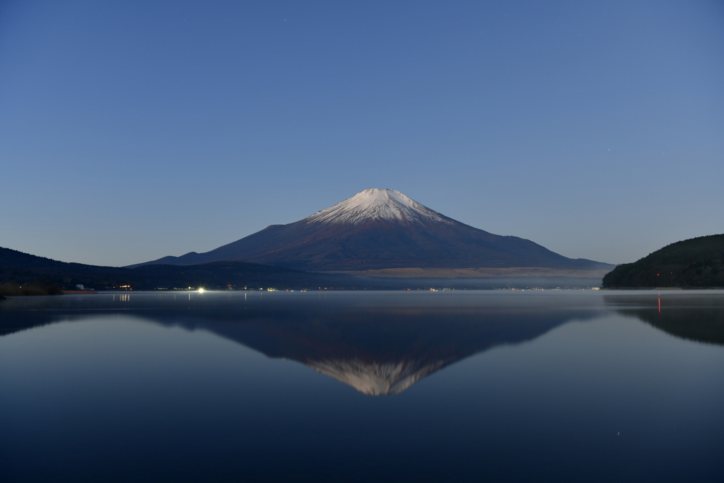 水鏡の逆さ富士
