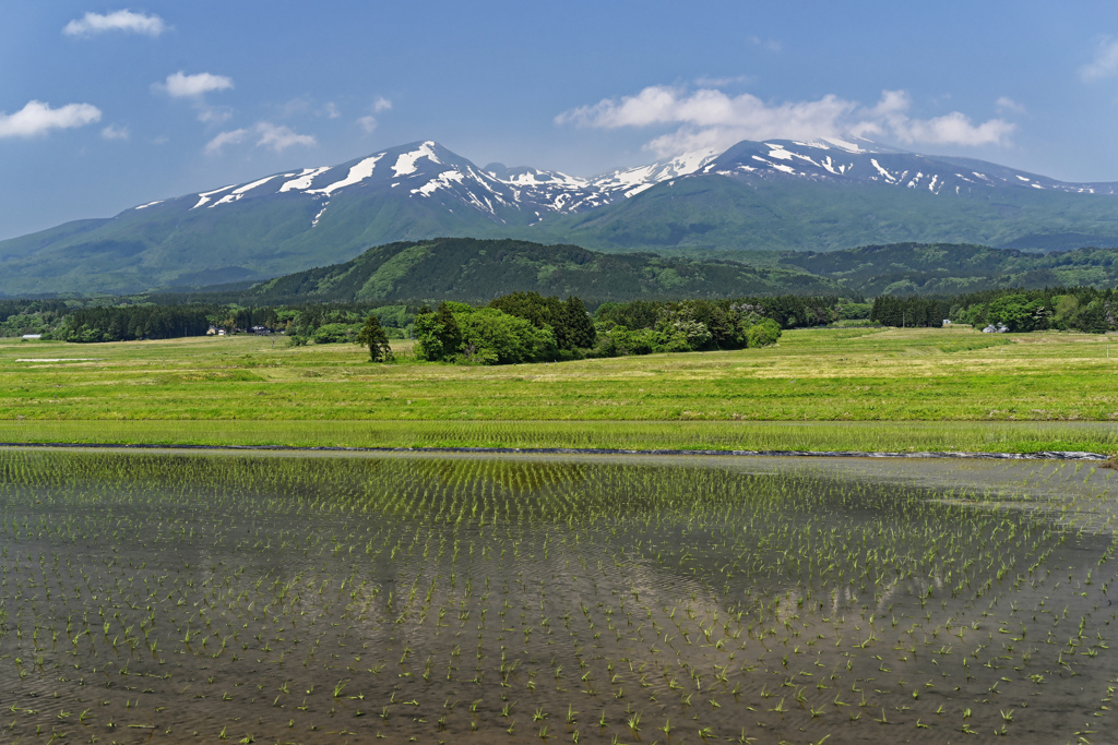 春風の鳥海山