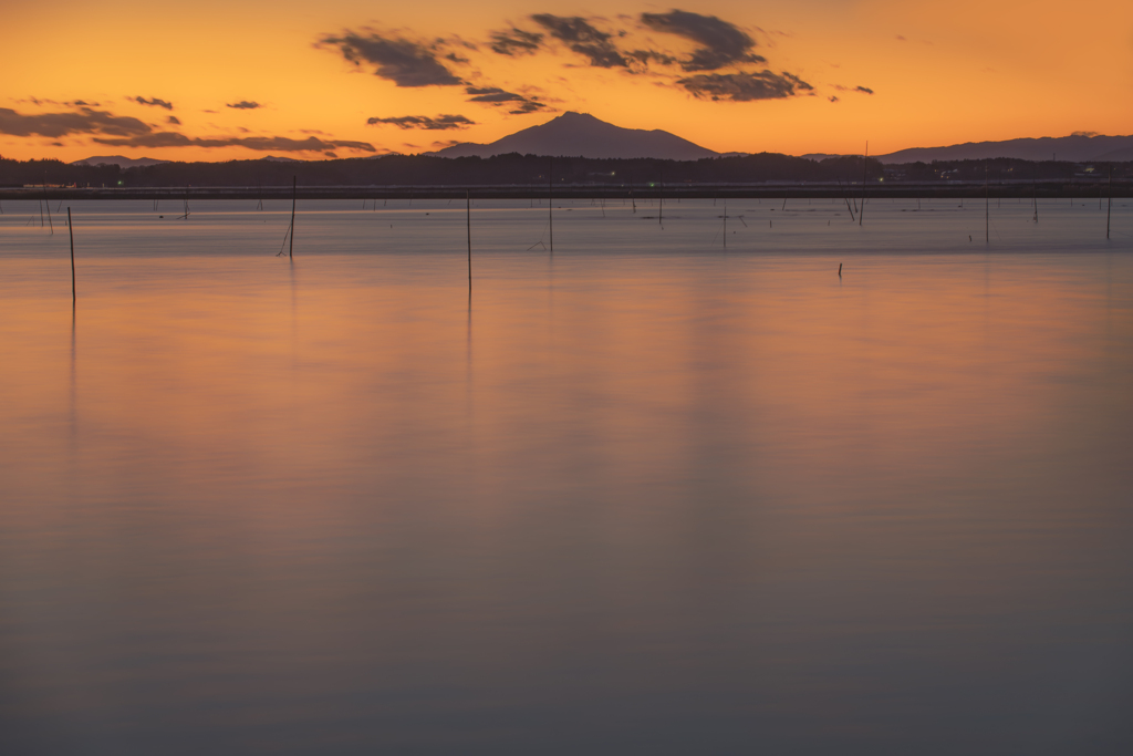 雲影の夕凪