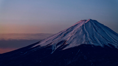 富士やまの夜明け