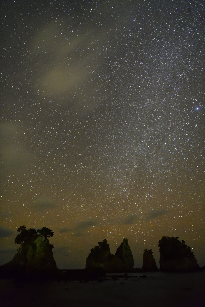 2020南伊豆大瀬蓑掛岩　星空002