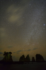 2020南伊豆大瀬蓑掛岩　星空002
