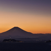 江ノ島の西空