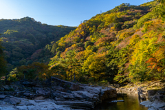 奥津渓の紅葉