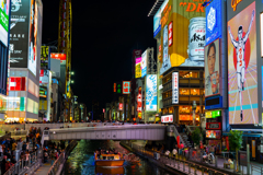 大晦日の道頓堀