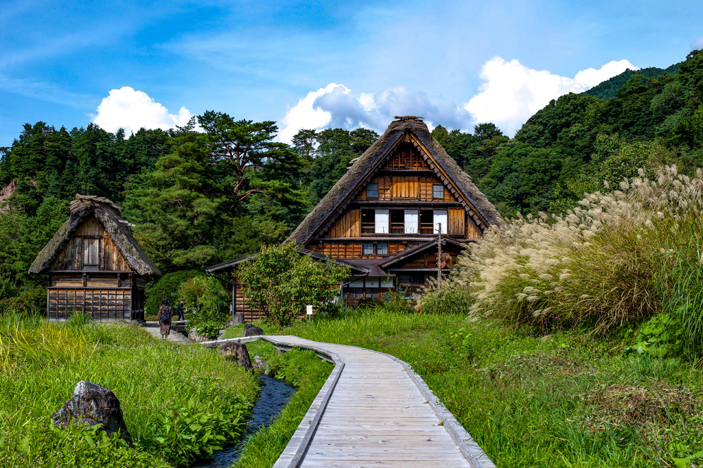 夏の思い出　白川郷