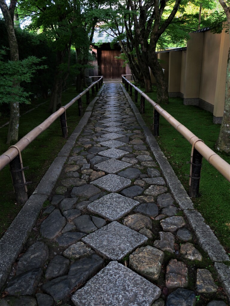 光悦寺の細い参道