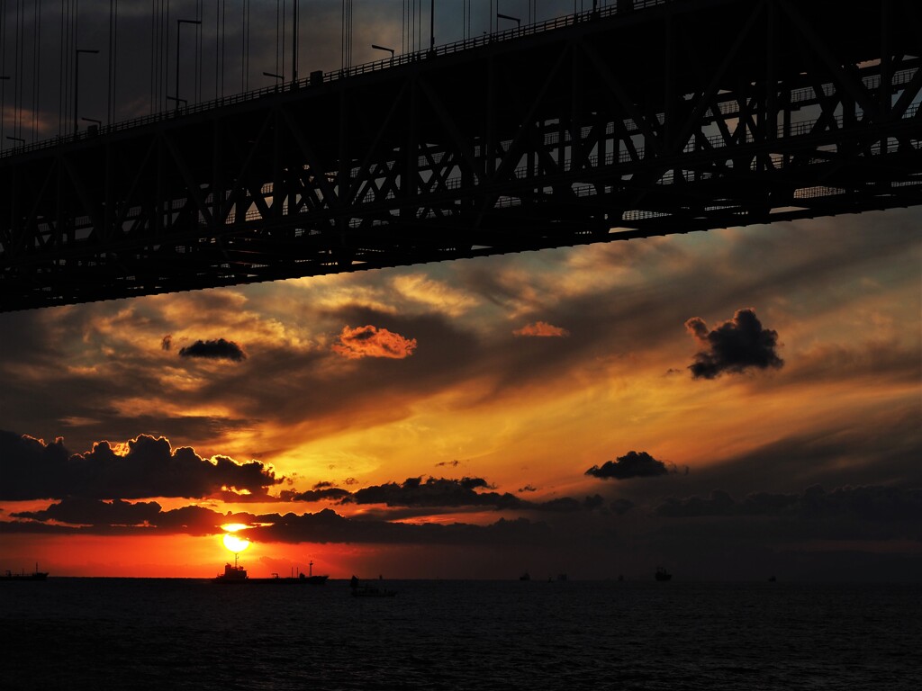 海峡の夕暮れ③