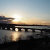 手賀沼の夕景