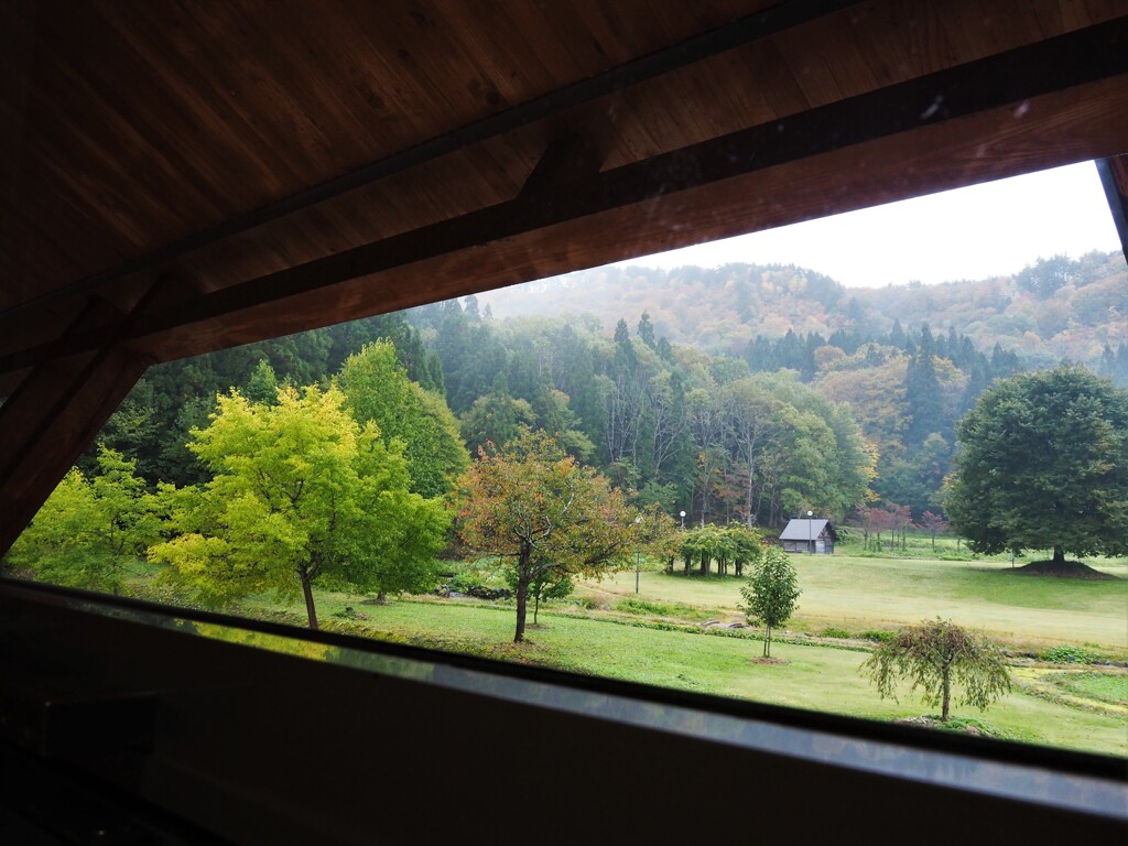 宿の窓から・・