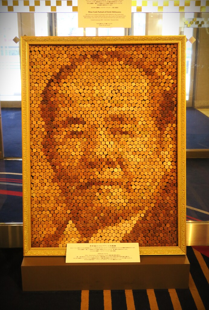 コルクアート肖像画