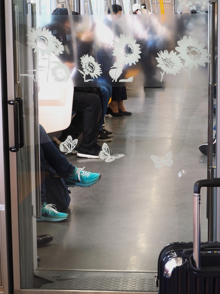 電車の中で。。。