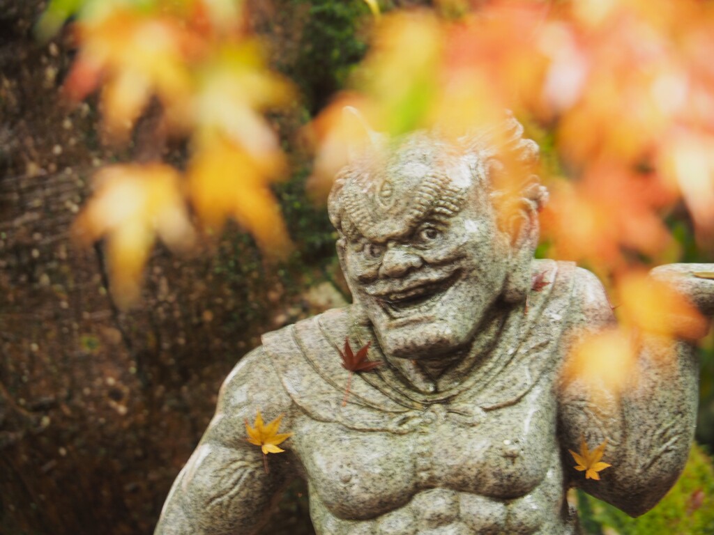 永源寺の石像