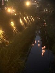 松戸宿・坂川  献灯まつり①