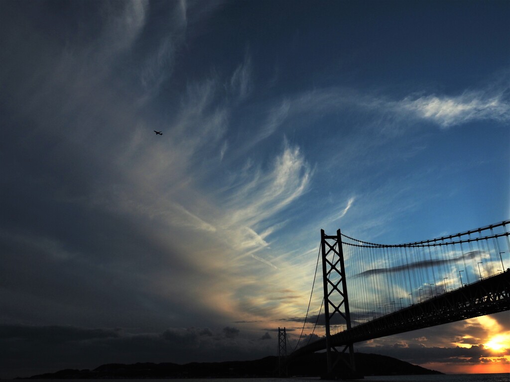 爽やかな夕景