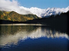 初冠雪の朝