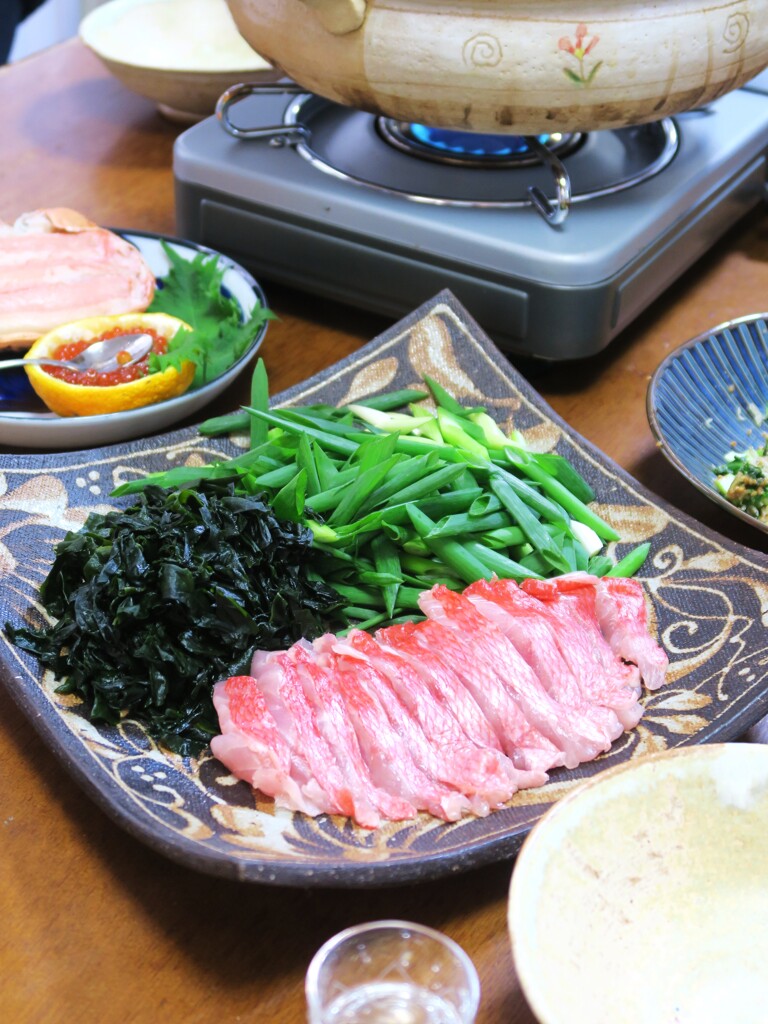 金目鯛のしゃぶしゃぶ