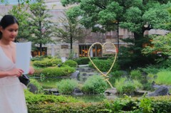 六本木ヒルズの毛利庭園