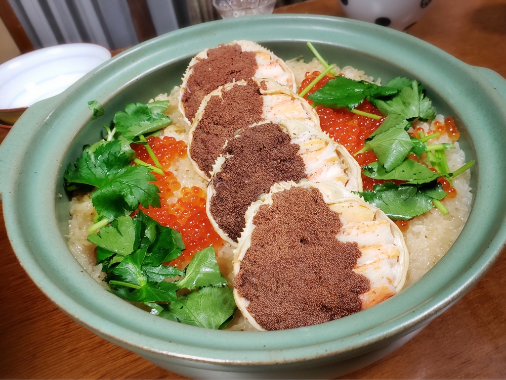 香住蟹の混ぜご飯
