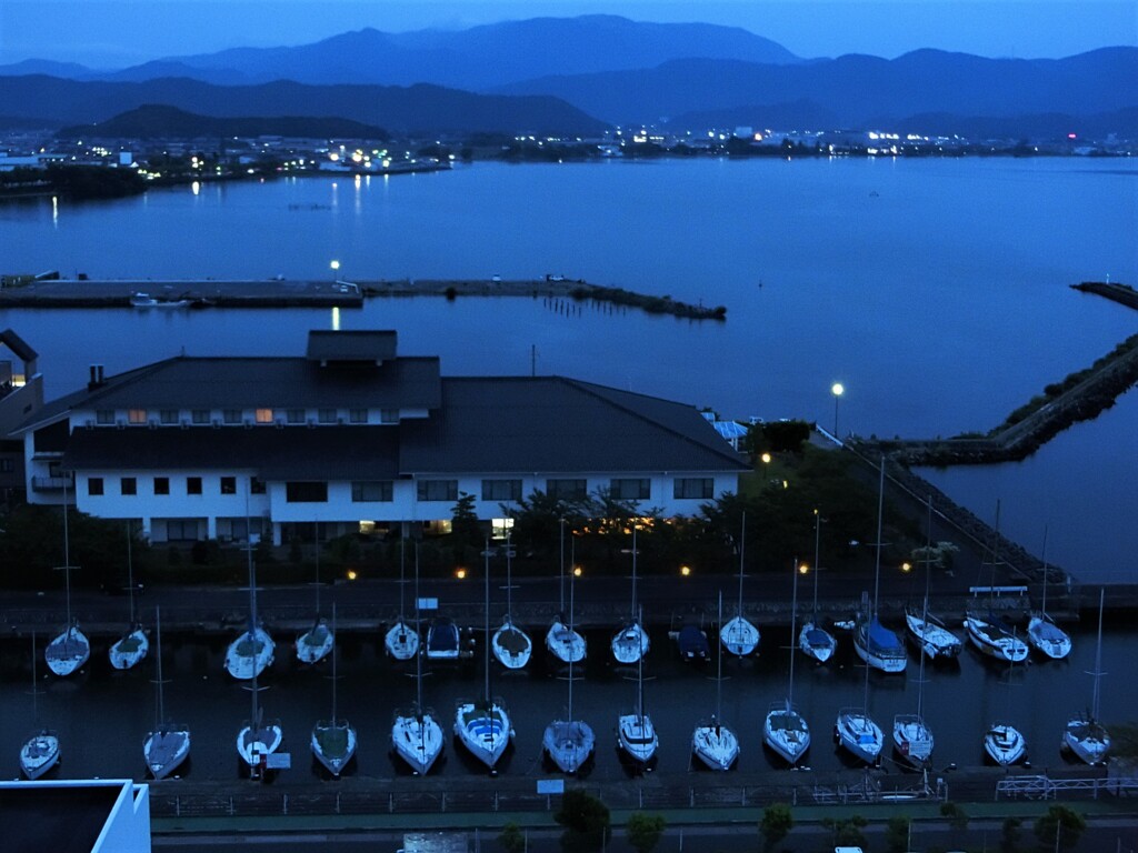 琵琶湖・夕景