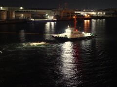 夜の仙台港