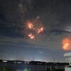 手賀沼花火②
