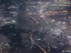 飛行機から