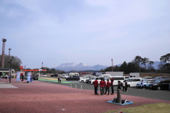 パーキングエリアからの風景