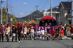 秋祭り練り回し