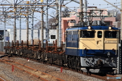 EF65型電気機関車 チキ5500形貨車