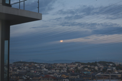 2025ーとある病院の朝-西の空