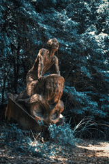 私が感じた定光寺公園の石像群 - ZERO