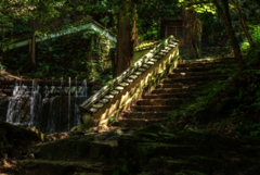 西尾市　平原の滝