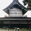 出雲大社の本殿社の背面にて