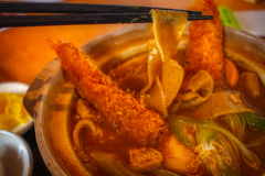 芋川うどん（カレー煮込み）