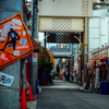 とある朝の大須商店街